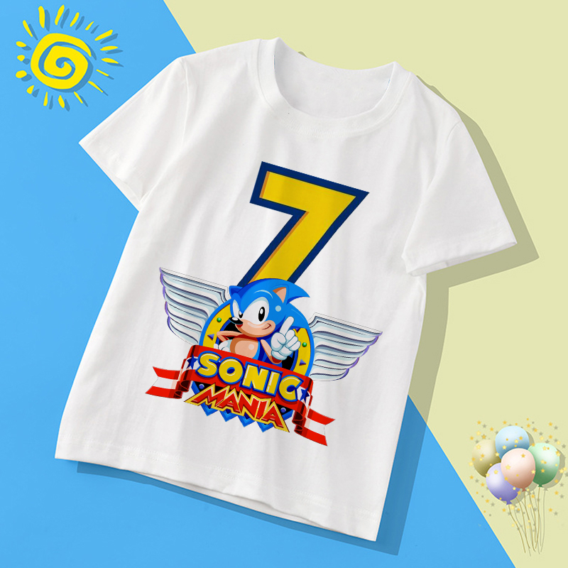 Summer Clothing Cartoon - New Sonics Kawaii T-shirt Cartoon Anime