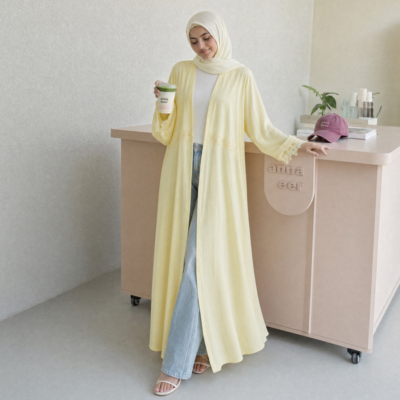 2026 Embroidered Floral Muslim - Summer Clothing Hijab recension och pris