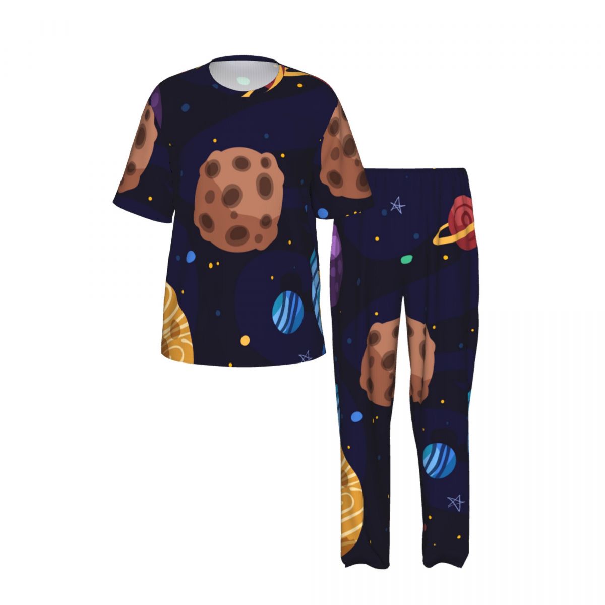 Men Pajamas Suit Short Sleeved - Summer Clothing Cartoon recension och pris