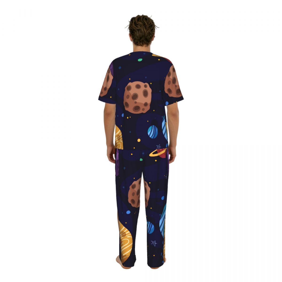 Men Pajamas Suit Short Sleeved - Summer Clothing Cartoon recension och pris
