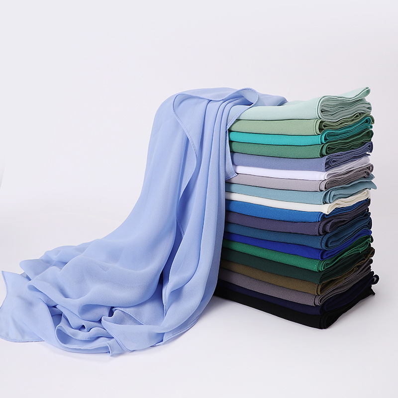 85*85CM Headwrap Heavy Chiffon - Summer Clothing Hijab recension och pris
