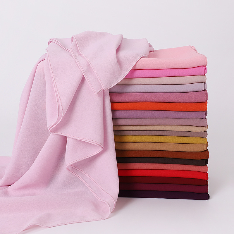 85*85CM Headwrap Heavy Chiffon - Summer Clothing Hijab recension och pris