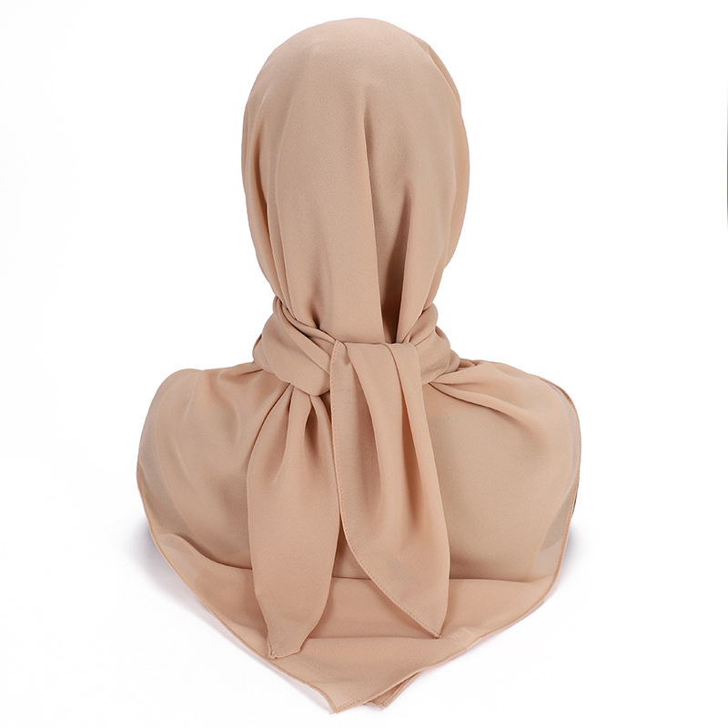 85*85CM Headwrap Heavy Chiffon - Summer Clothing Hijab recension och pris