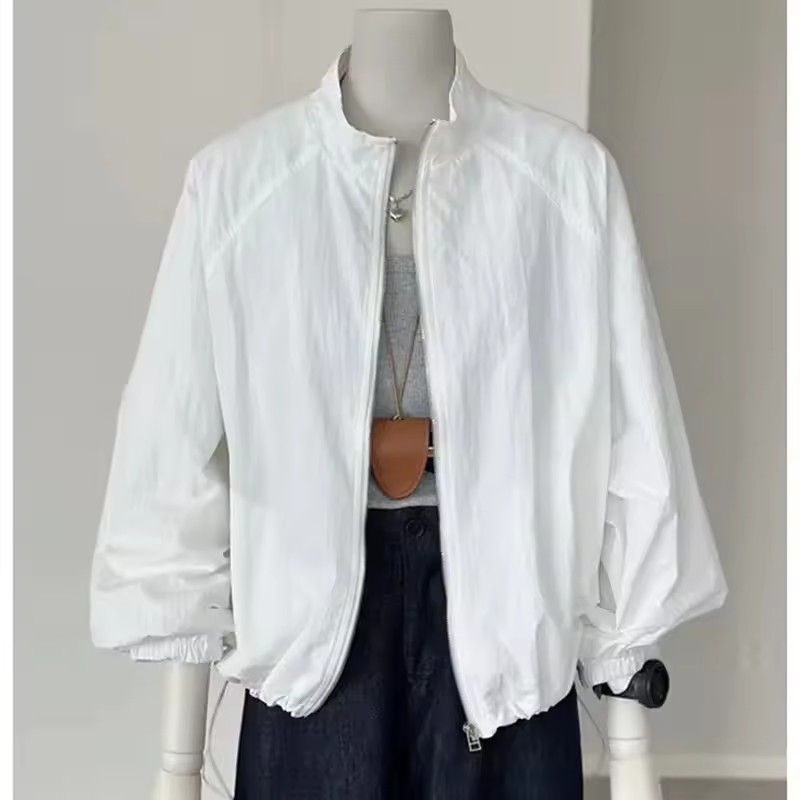 Korean Women Long Sleeved Suns - Crew Clothing Summer Jacket recension och pris