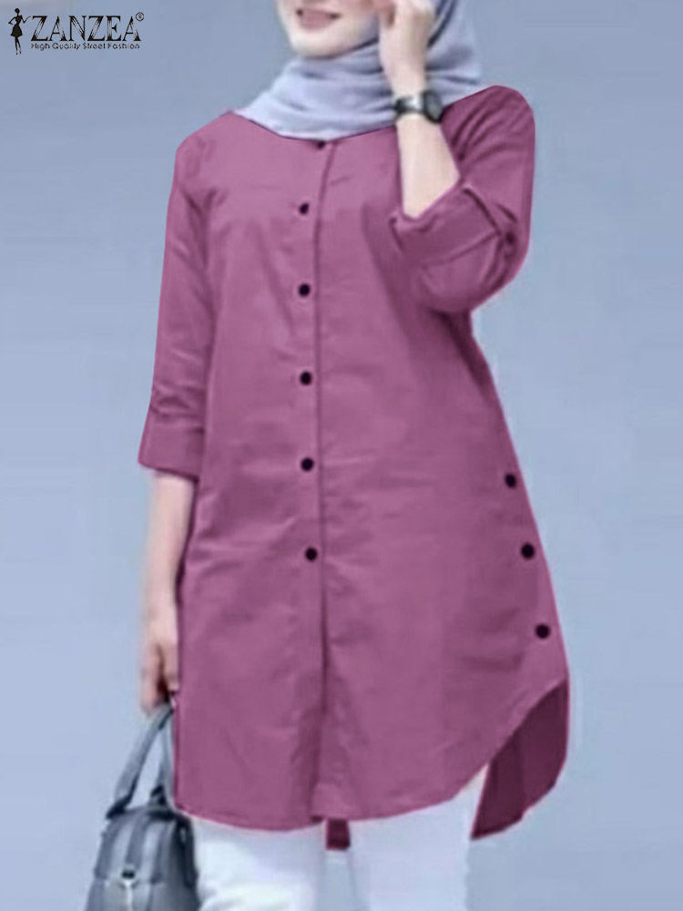 2026 ZANZEA Spring Shirt Fashi - Summer Clothing Hijab recension och pris