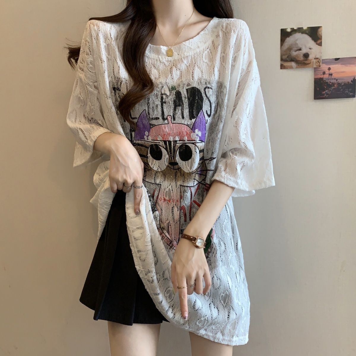 Large size women's clothing sp - Summer Clothing Cartoon recension och pris