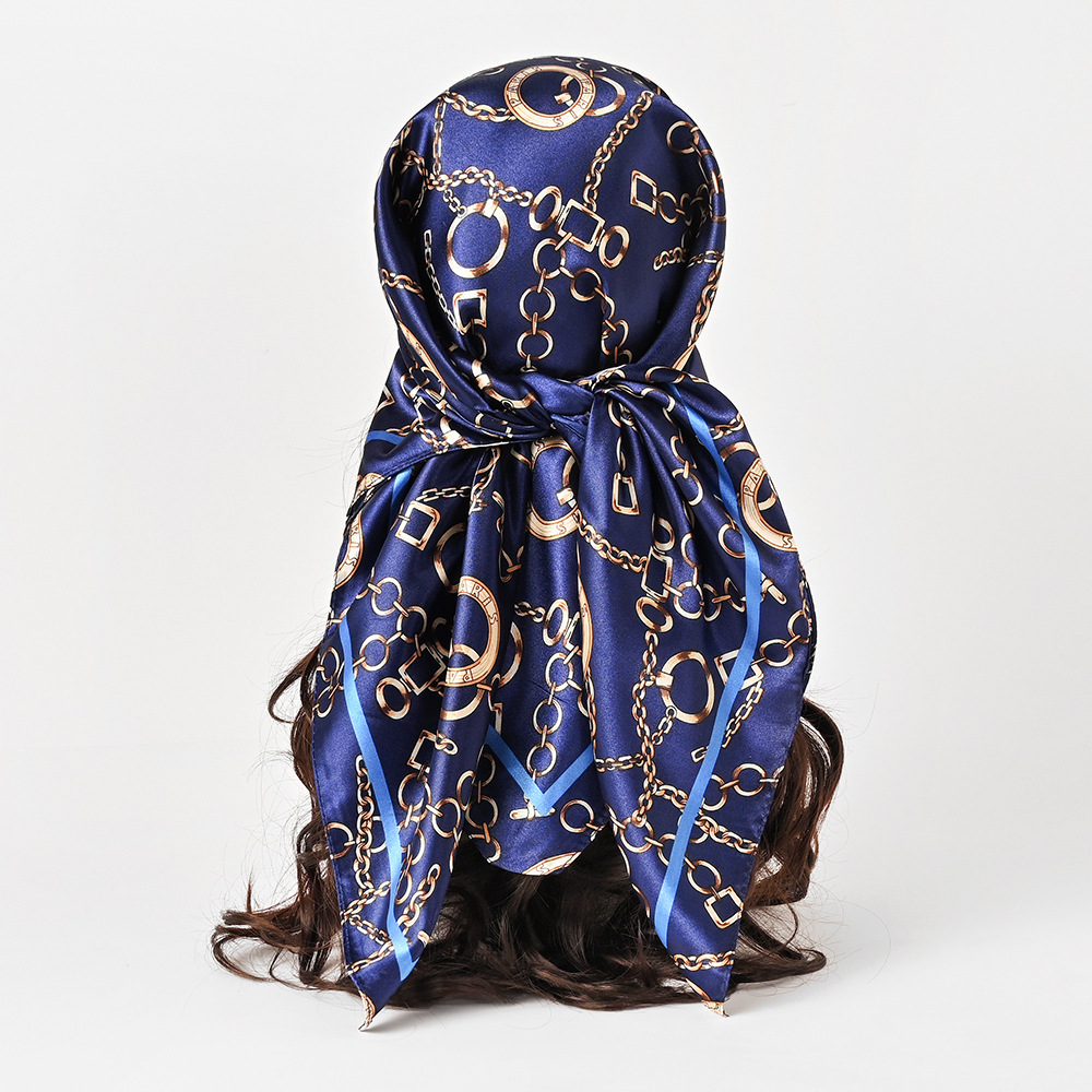 90cm Satin Square Scarf Women  - Summer Clothing Hijab recension och pris