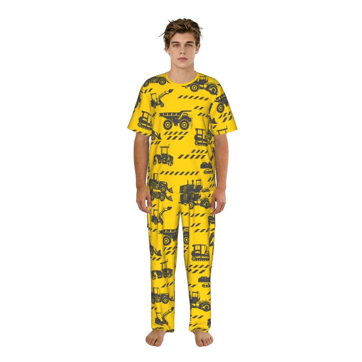 Men Pajamas Suit Short Sleeved - Summer Clothing Cartoon recension och pris