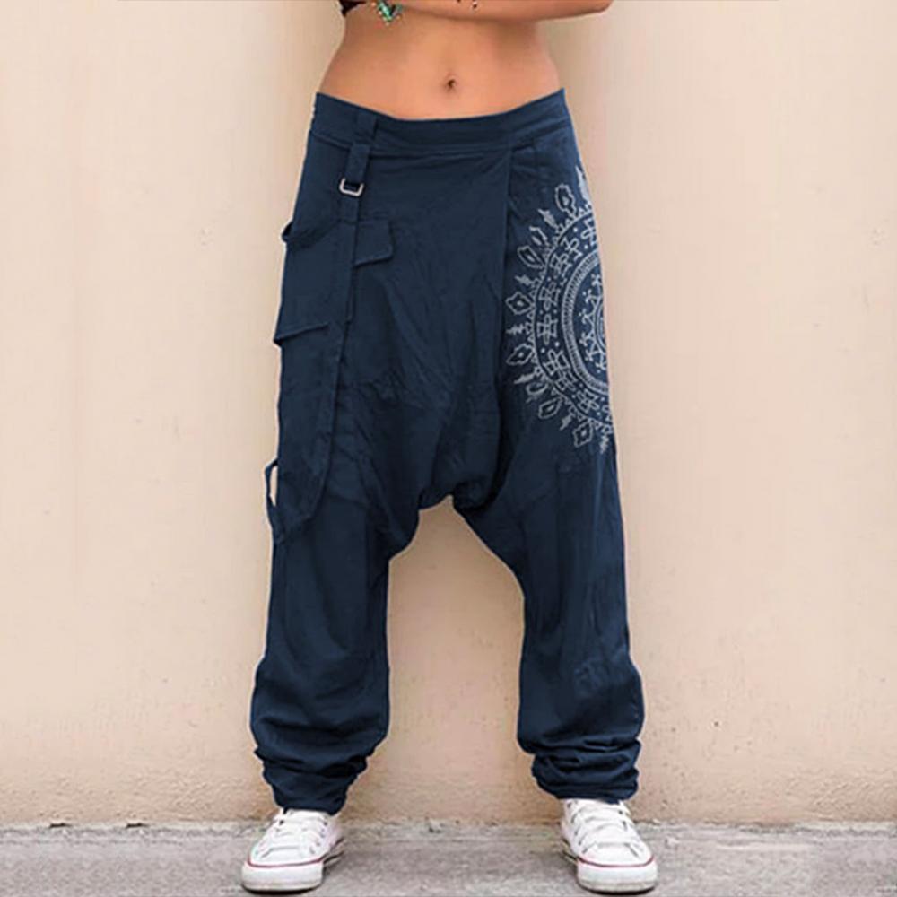 Retro Printed Women Loose Pant - Summer Clothing Drop recension och pris