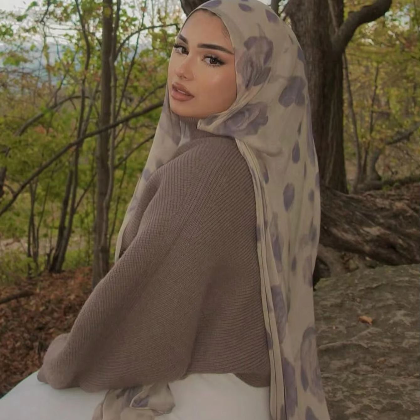 Printed Cotton Hijab New Print - Summer Clothing Hijab recension och pris